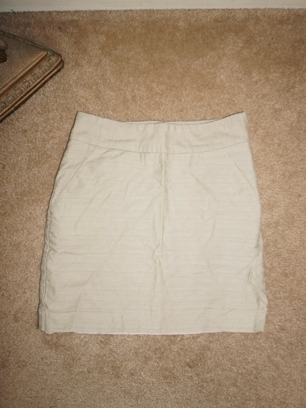 Merona Cream Mini Skirt with Subtle Texture